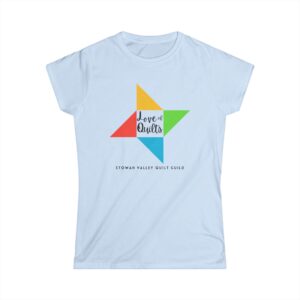 Women's Fit Etowah Valley Quilt Guild Members Tee