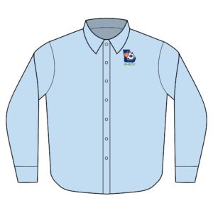 GHSCA Logo Men's Long Sleeve Modern Oxford Shirt