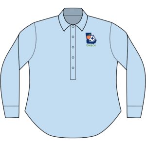 GHSCA Logo Women's Long Sleeve Modern Oxford Shirt